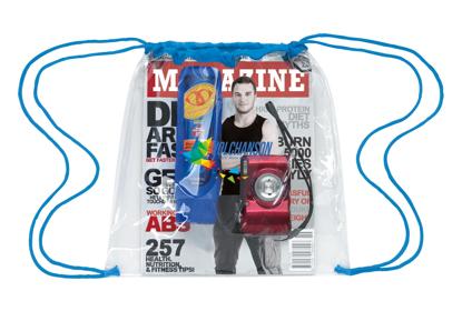 Produit promotionnel Clear Game Drawstring Backpack