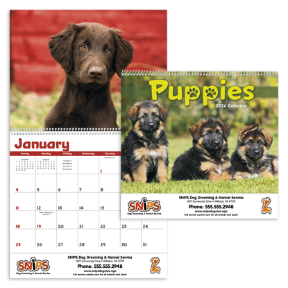 Produit promotionnel Puppies Calendar
