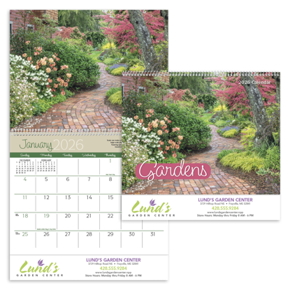 Produit promotionnel Gardens Calendar