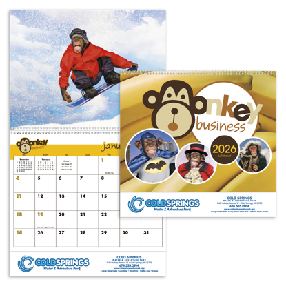 Produit promotionnel Monkey Business Calendar