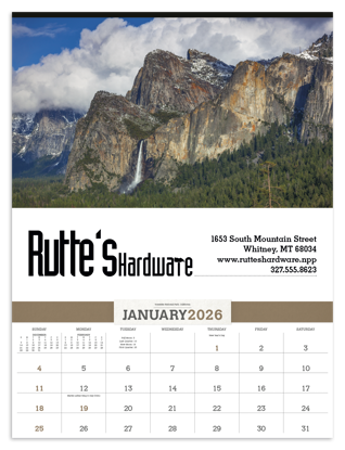 Produit promotionnel American Splendor with Date Blocks Calendar