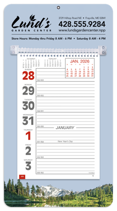 Produit promotionnel Full-Color Weekly Memo Calendar