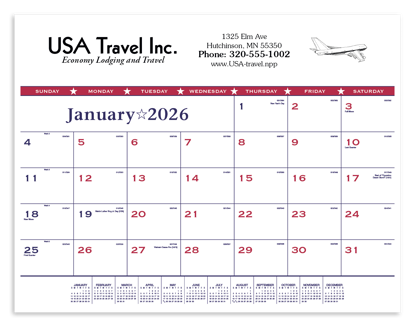 Produit promotionnel Patriotic Desk Pad