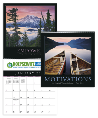 Produit promotionnel Motivations Calendar