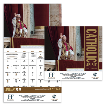 Produit promotionnel Catholic Spirit - Stapled Calendar