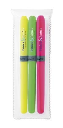 BIC® Brite Liner Grip™ 3-Pack - Blue