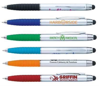 Produit promotionnel Silver Cool Grip Stylus RABS Pen