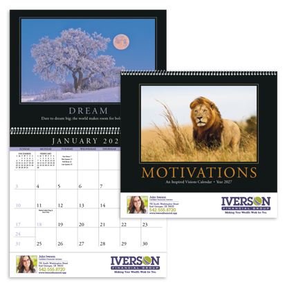 Produit promotionnel Motivations Calendar