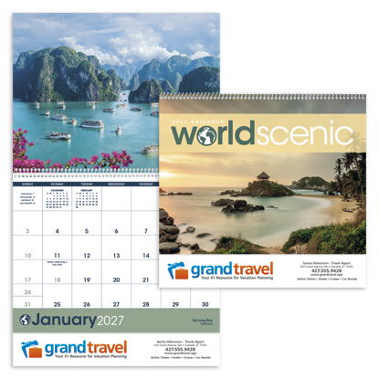 Produit promotionnel World Scenic Calendar