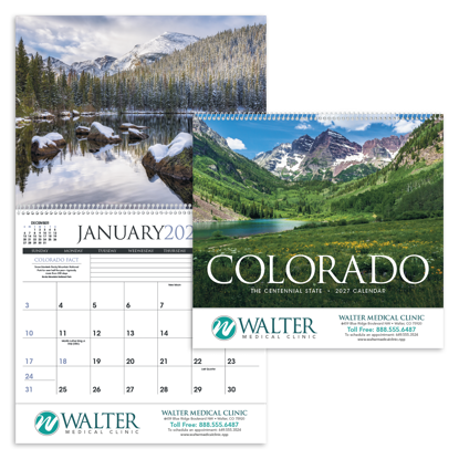 Produit promotionnel Colorado Calendar