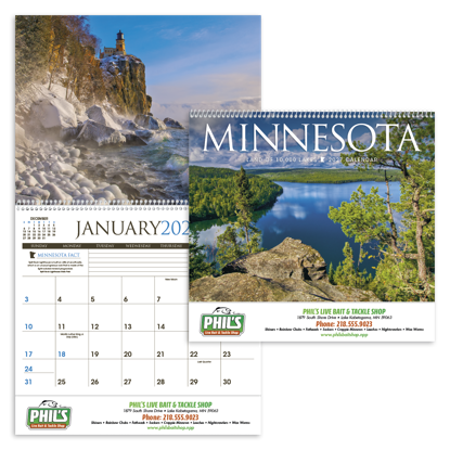 Produit promotionnel Minnesota Calendar