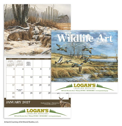 Produit promotionnel Wildlife Art Calendar