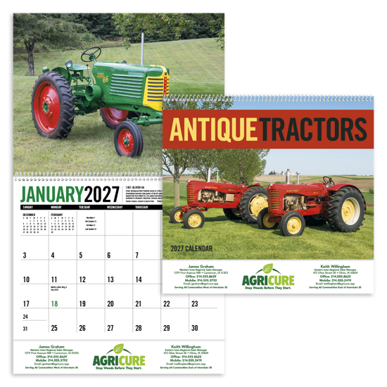 Produit promotionnel Antique Tractors Calendar