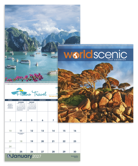 Produit promotionnel World Scenic Calendar