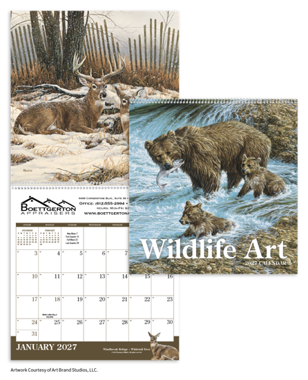 Produit promotionnel Wildlife Art Calendar