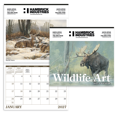 Produit promotionnel Wildlife Art Calendar