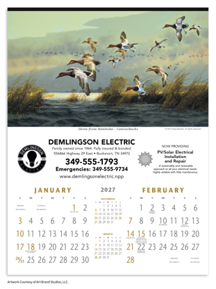 Produit promotionnel North American Waterfowl Calendar