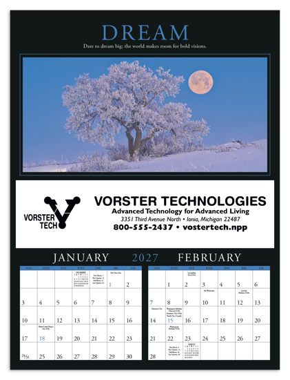 Produit promotionnel Motivations Calendar