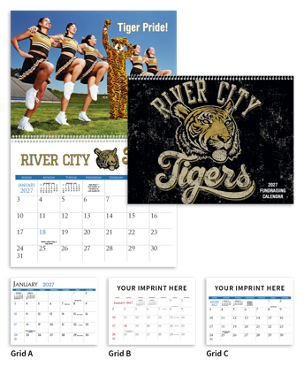 Produit promotionnel Small Quantity Custom - Spiral Calendar