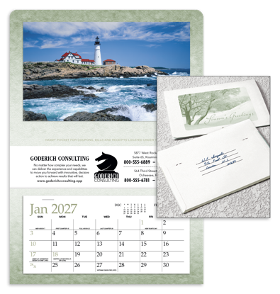 Produit promotionnel Single Pocket Calendar