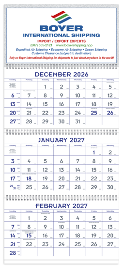Produit promotionnel 3-Month Planner (4-Sheet)