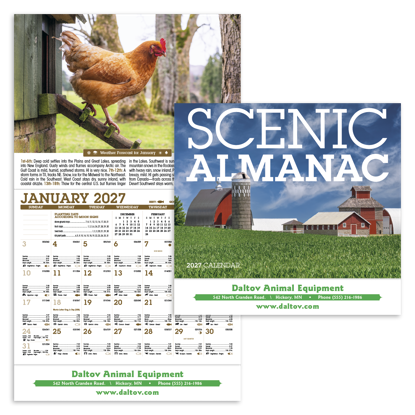 Produit promotionnel Scenic Almanac