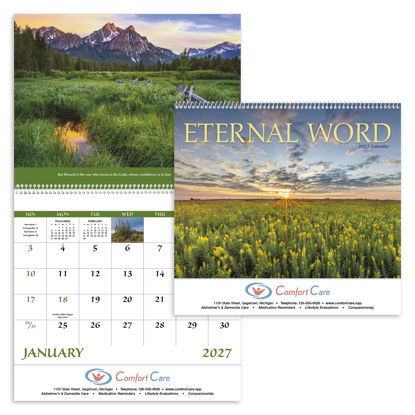 Produit promotionnel Eternal Word without Funeral Planner - Spiral Calendar