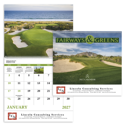 Produit promotionnel Fairways & Greens - Spiral Calendar
