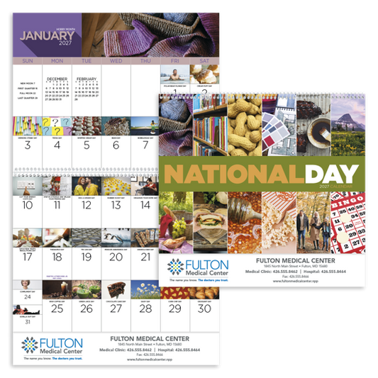 Produit promotionnel National Day - Spiral Calendar