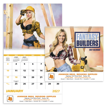 Produit promotionnel Fantasy Builders - Spiral Calendar