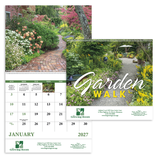 Produit promotionnel Garden Walk - Spiral Calendar