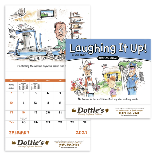 Produit promotionnel Laughing It Up - Stapled Calendar