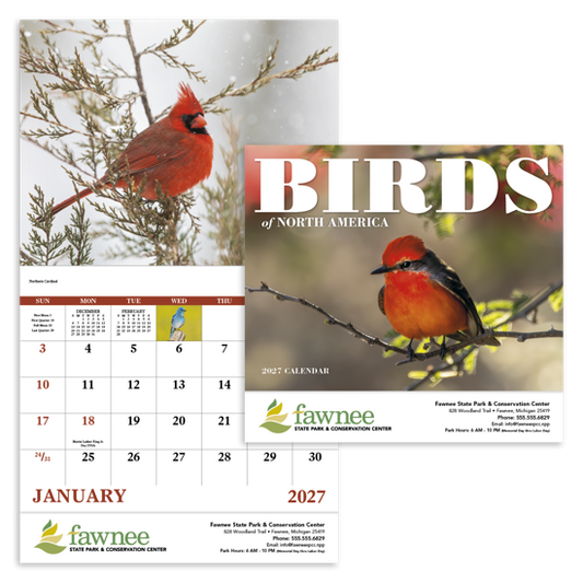 Produit promotionnel Birds of North America - Stapled Calendar