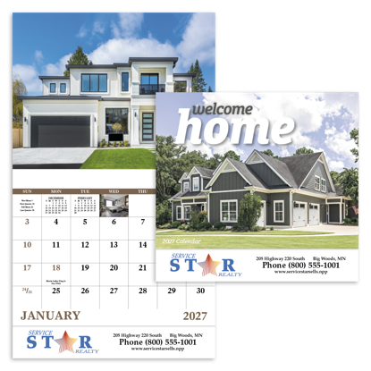 Produit promotionnel Welcome Home - Stapled Calendar