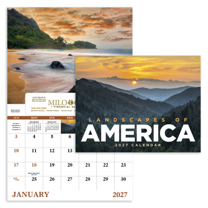 Produit promotionnel Landscapes of America - Window Calendar
