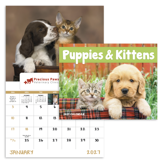 Produit promotionnel Puppies & Kittens - Window Calendar