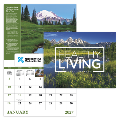 Produit promotionnel Healthy Living - Window Calendar