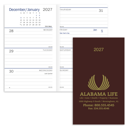 Produit promotionnel Classic Weekly Pocket Planner