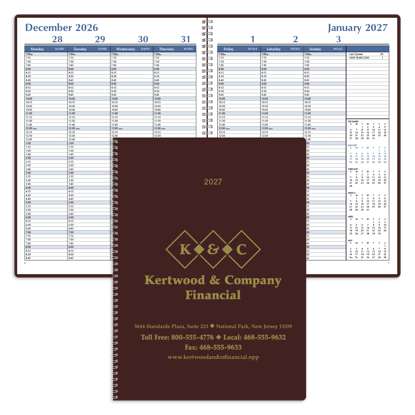 Produit promotionnel Weekly Time Manager