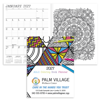 Produit promotionnel Adult Coloring Book Planner