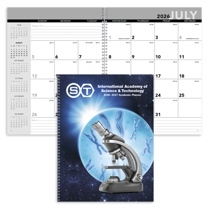 Produit promotionnel Academic Year Desk Planner with Custom Cover