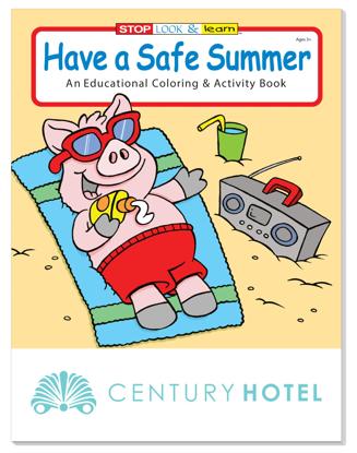 Produit promotionnel Coloring Book: Have a Safe Summer