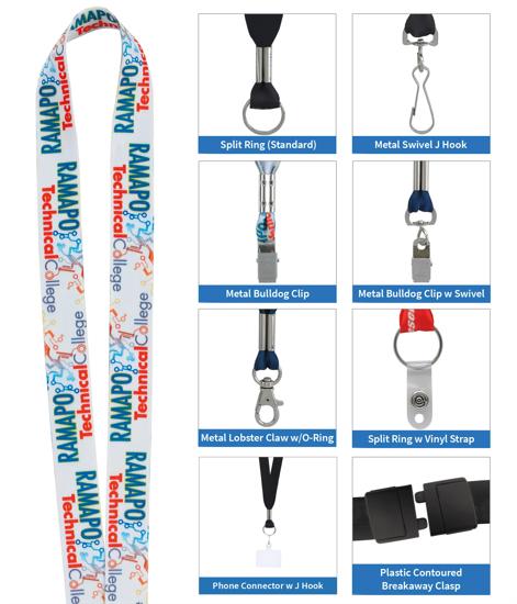 Produit promotionnel 3/4" Fine-Print Lanyard