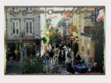 CARTES POSTALES RUE DU PETIT CHAMPLAIN