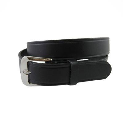 Ceinture 1-1/8 Tannage végétal Noir SANS LIGNES